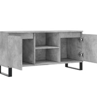 TV-Schrank Betongrau 104x35x50 cm Holzwerkstoff