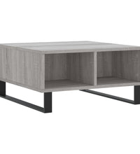 Couchtisch Grau Sonoma 60x60x30 cm Holzwerkstoff