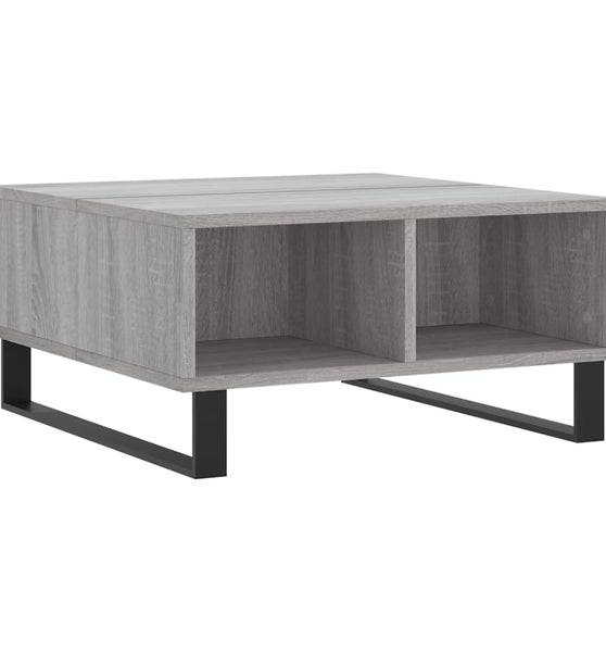 Couchtisch Grau Sonoma 60x60x30 cm Holzwerkstoff