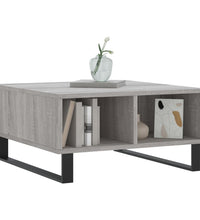 Couchtisch Grau Sonoma 60x60x30 cm Holzwerkstoff