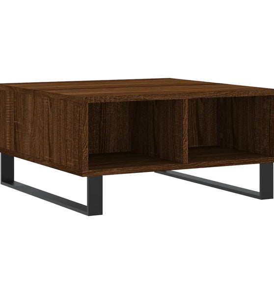 Couchtisch Braun Eichen-Optik 60x60x30 cm Holzwerkstoff