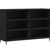 Sideboard Schwarz 103,5x35x70 cm Holzwerkstoff