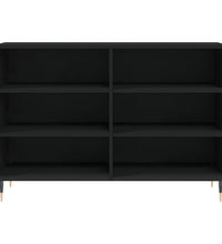 Sideboard Schwarz 103,5x35x70 cm Holzwerkstoff