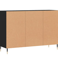 Sideboard Schwarz 103,5x35x70 cm Holzwerkstoff