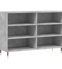 Sideboard Betongrau 103,5x35x70 cm Holzwerkstoff