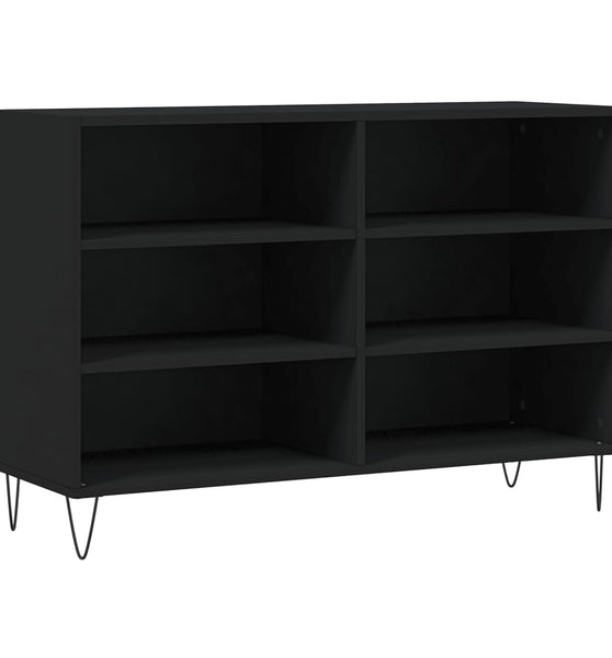 Sideboard Schwarz 103,5x35x70 cm Holzwerkstoff