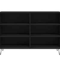 Sideboard Schwarz 103,5x35x70 cm Holzwerkstoff