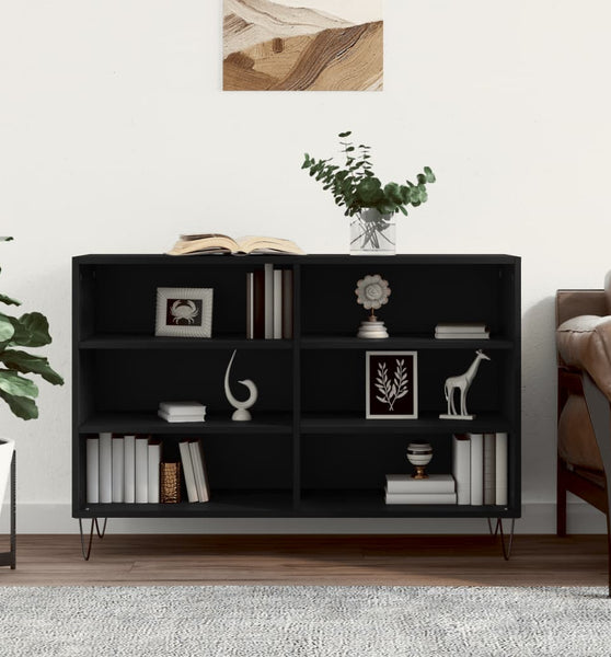 Sideboard Schwarz 103,5x35x70 cm Holzwerkstoff