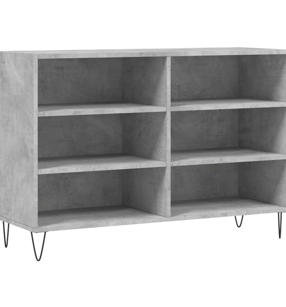 Sideboard Betongrau 103,5x35x70 cm Holzwerkstoff