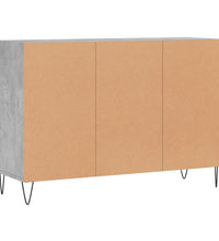 Sideboard Betongrau 103,5x35x70 cm Holzwerkstoff