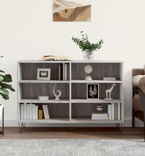 Sideboard Grau Sonoma 103,5x35x70 cm Holzwerkstoff