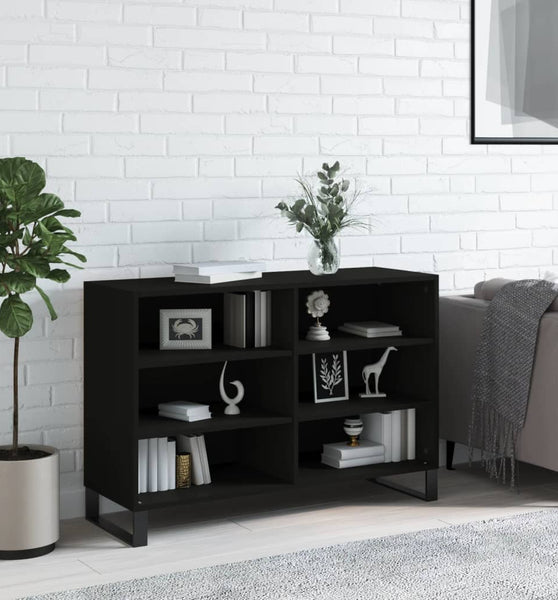 Sideboard Schwarz 103,5x35x70 cm Holzwerkstoff