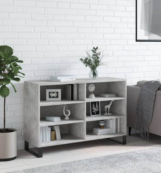 Sideboard Betongrau 103,5x35x70 cm Holzwerkstoff