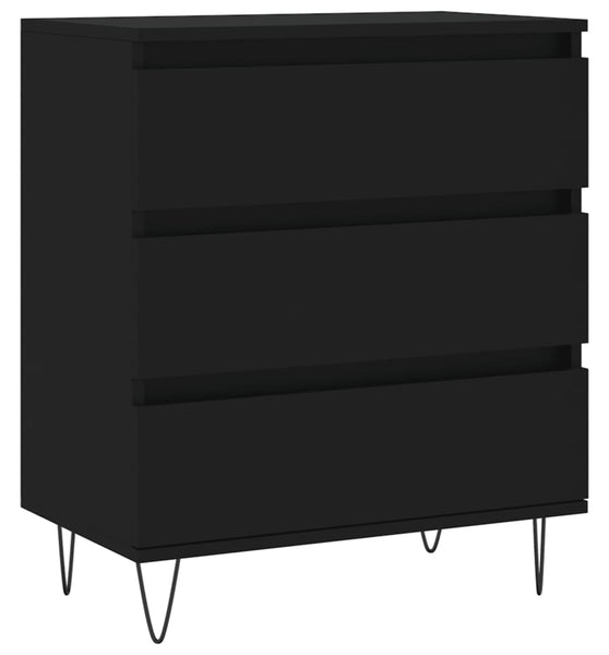 Sideboard Schwarz 60x35x70 cm Holzwerkstoff