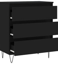 Sideboard Schwarz 60x35x70 cm Holzwerkstoff