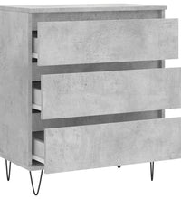 Sideboard Betongrau 60x35x70 cm Holzwerkstoff