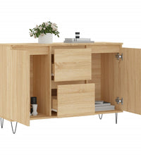 Sideboard Sonoma-Eiche 104x35x70 cm Holzwerkstoff