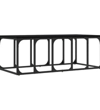 Couchtisch Schwarz 100x50x35,5 cm Holzwerkstoff