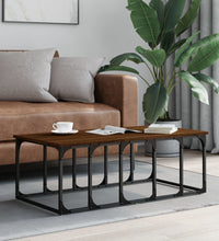 Couchtisch Braun Eichen-Optik 100x50x35,5 cm Holzwerkstoff