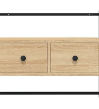 TV-Wandschrank Sonoma-Eiche 60,5x30x51 cm Holzwerkstoff