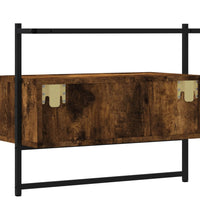 TV-Wandschrank Räuchereiche 60,5x30x51 cm Holzwerkstoff