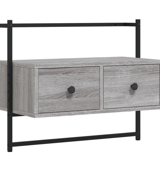 TV-Wandschrank Grau Sonoma 60,5x30x51 cm Holzwerkstoff