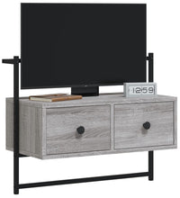 TV-Wandschrank Grau Sonoma 60,5x30x51 cm Holzwerkstoff