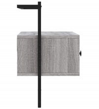 TV-Wandschrank Grau Sonoma 60,5x30x51 cm Holzwerkstoff