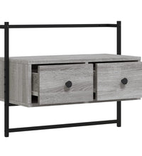 TV-Wandschrank Grau Sonoma 60,5x30x51 cm Holzwerkstoff