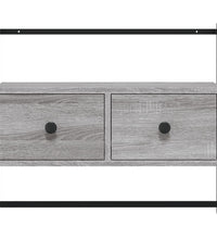 TV-Wandschrank Grau Sonoma 60,5x30x51 cm Holzwerkstoff