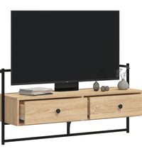 TV-Wandschrank Sonoma-Eiche 100,5x30x51 cm Holzwerkstoff