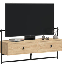 TV-Wandschrank Sonoma-Eiche 100,5x30x51 cm Holzwerkstoff