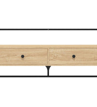 TV-Wandschrank Sonoma-Eiche 100,5x30x51 cm Holzwerkstoff