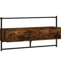 TV-Wandschrank Räuchereiche 100,5x30x51 cm Holzwerkstoff