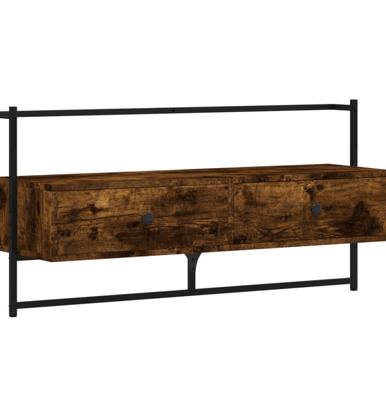 TV-Wandschrank Räuchereiche 100,5x30x51 cm Holzwerkstoff