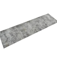 Küchenteppich Waschbar Beton 45x150 cm Samt