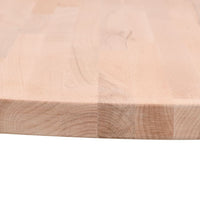 Tischplatte Ø70x2,5 cm Rund Massivholz Buche