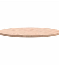 Tischplatte Ø80x2,5 cm Rund Massivholz Buche