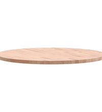 Tischplatte Ø80x2,5 cm Rund Massivholz Buche