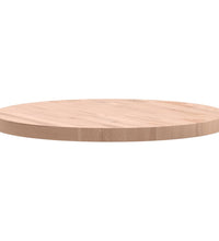 Tischplatte Ø70x4 cm Rund Massivholz Buche