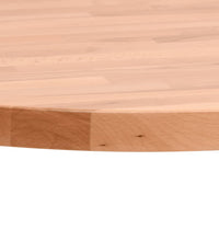 Tischplatte Ø60x1,5 cm Rund Massivholz Buche