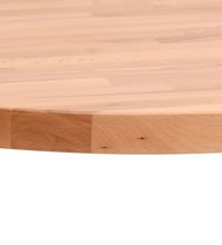 Tischplatte Ø70x1,5 cm Rund Massivholz Buche