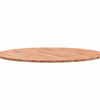 Tischplatte Ø80x1,5 cm Rund Massivholz Buche