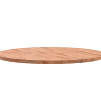 Tischplatte Ø80x2,5 cm Rund Massivholz Buche