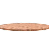 Tischplatte Ø90x2,5 cm Rund Massivholz Buche