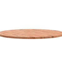 Tischplatte Ø90x2,5 cm Rund Massivholz Buche