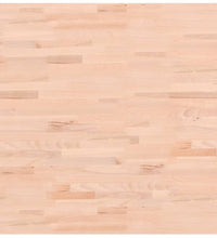 Tischplatte 80x80x1,5 cm Quadratisch Massivholz Buche