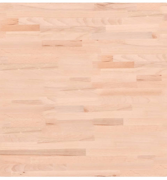 Tischplatte 70x70x2,5 cm Quadratisch Massivholz Buche