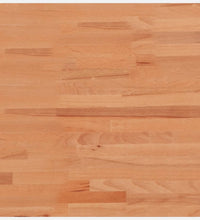 Tischplatte 50x50x2,5 cm Quadratisch Massivholz Buche