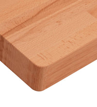 Tischplatte 40x40x4 cm Quadratisch Massivholz Buche